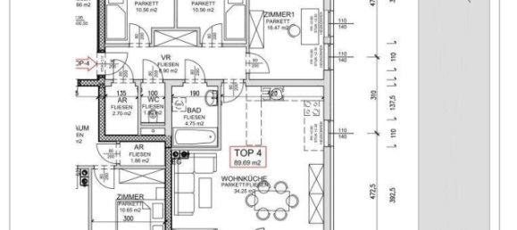 4 rooms Apartment in Loich, Austria No. 130655 20