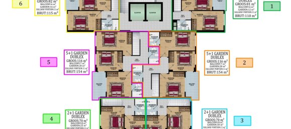 Apartment 2+1 in Avsallar, Turkey No. 13131 25