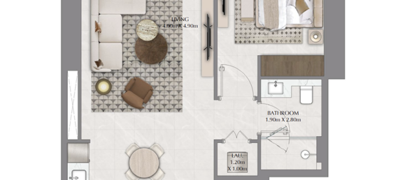 1 Schlafzimmer Wohnung in Dubai Creek Harbour (The Lagoons), UAE, Nr. 121062 4