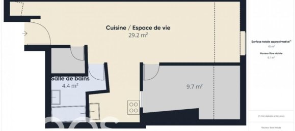 Apartamento de 1 dormitorio en Dijon, France No. 327426 9