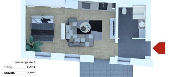 Studio in Neubau, Austria, Nr. 215259 11