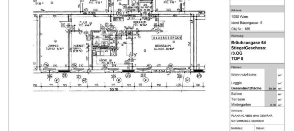 Apartamento de 3 habitaciónes en Margareten, Austria No. 119079 20