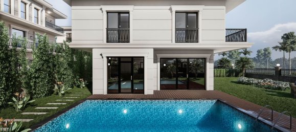 فيلا 5+1 في Sea Palm Villas, Bueyuekcekmece, Turkey رقم 37144 5