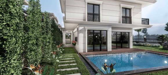 فيلا 5+1 في Sea Palm Villas, Bueyuekcekmece, Turkey رقم 37144 6