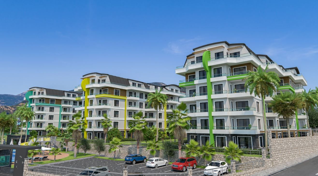 Apartamento 1+1 em Oba, Turkey N.º 5546