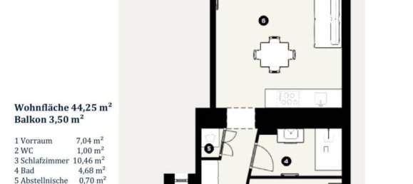 2 rooms Apartment in Rudolfsheim-Funfhaus, Austria No. 178313 14