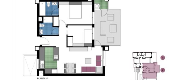 2 bedrooms Apartment in Mil Palmeras, Spain No. 94501 21