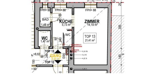 Studio à Brigittenau, Austria No. 261603 14