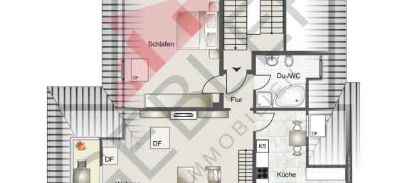 Apartamento de 1 dormitorio en Ennepe-Ruhr, Germany No. 264334 15