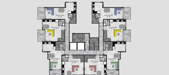 Wohnung 1+1 in Demirtas, Turkey, Nr. 31276 29