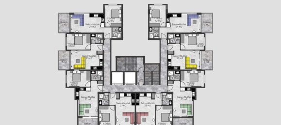 Wohnung 1+1 in Demirtas, Turkey, Nr. 31276 28