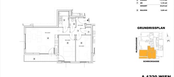 3 rooms Apartment in Vienna, Austria No. 170414 10