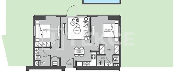 1 chambre appartement à vendre à Dubai, UAE № 109902 17