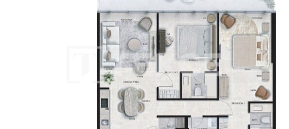 Apartamento de 2 dormitorios en Dubai, UAE No. 20479 14