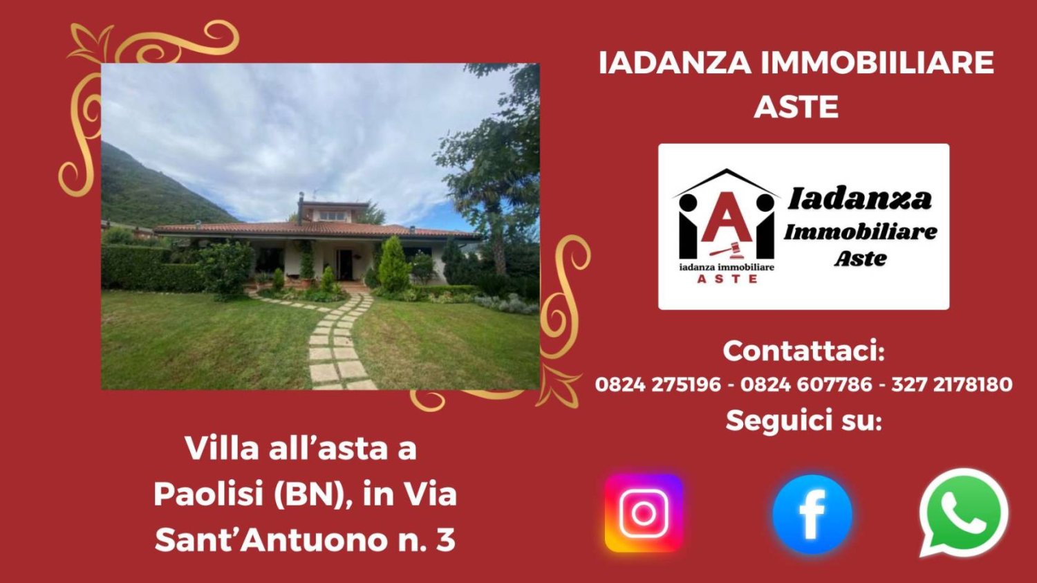 4 غرف نوم فيلا في Paolisi, Italy رقم 338833