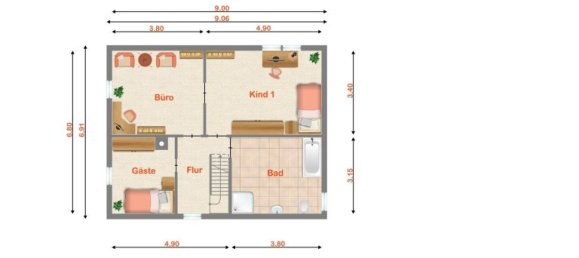 3 Schlafzimmer Haus in Rhein-Lahn, Germany, Nr. 266274 22