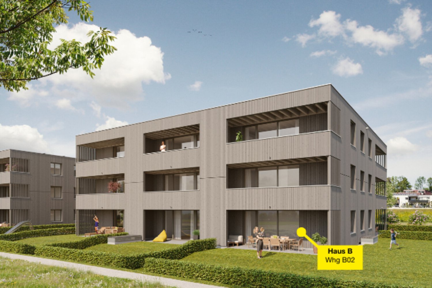 3غرفة شقة في Dornbirn, Austria رقم 139902