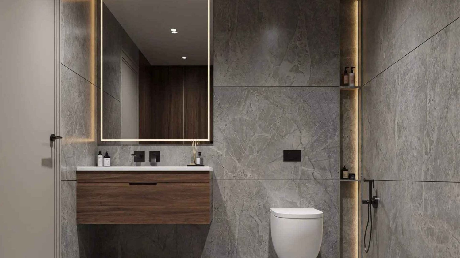 Квартира с 1 спальней в Uptown Muscat,  № 1819