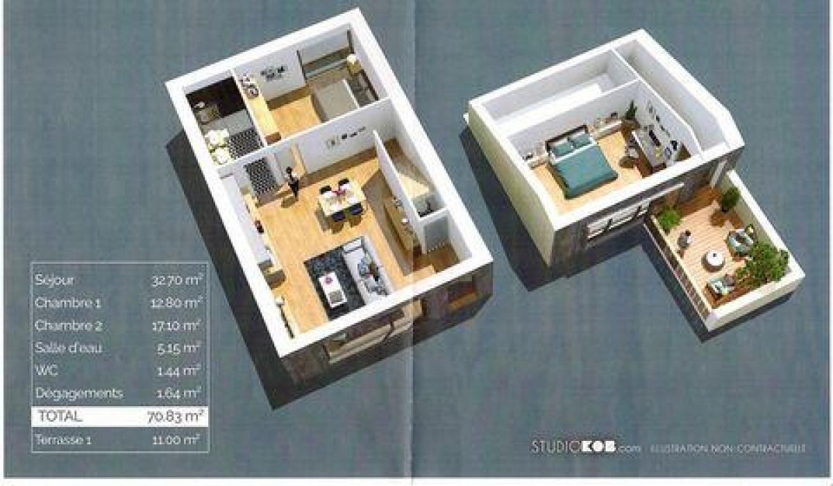 2 bedrooms Condo in Bordeaux, France No. 6227