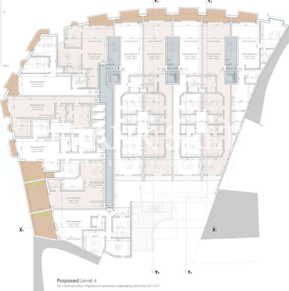 Квартира с 2 спальнями в Кала, Мальта № 531