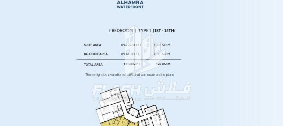 2 Schlafzimmer Wohnung in Al Hamra Village, UAE, Nr. 39491 20