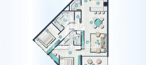 2 Schlafzimmer Wohnung in Al Hamra Village, UAE, Nr. 39491 17