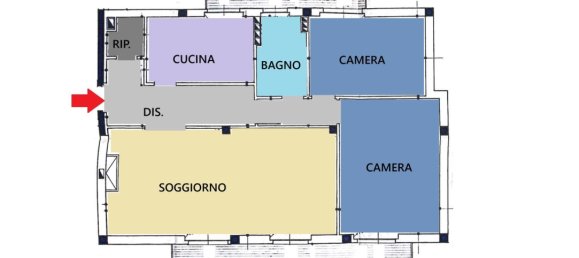 Apartamento de 3 divisões em Boffalora sopra Ticino, Italy N.º 183951 21