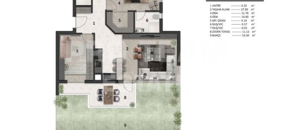 3 rooms Apartment in Altintash, Turkey No. 17918 17