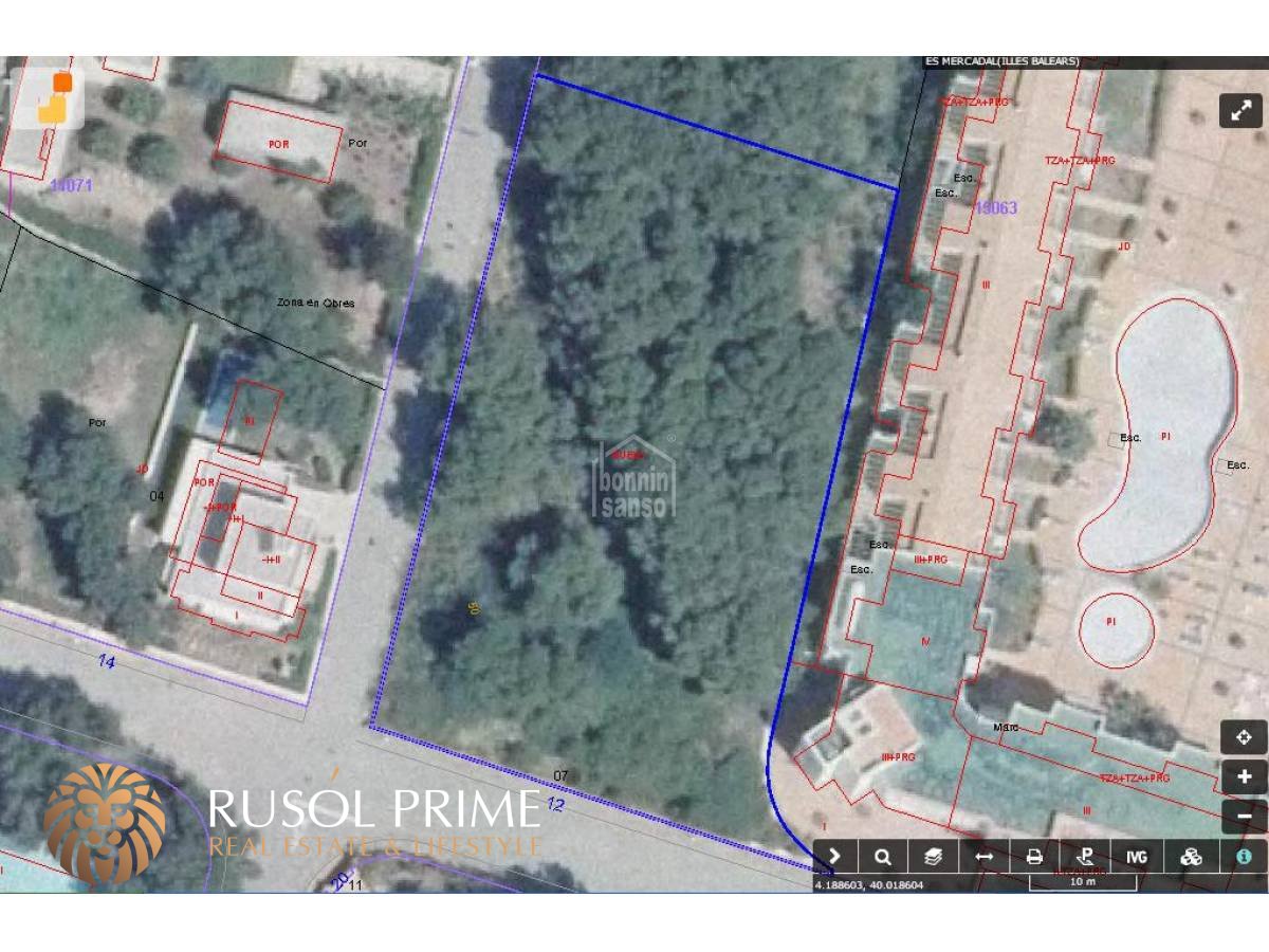 Земельный участок 2489м² в Эс-Меркадаль, Испания № 2011