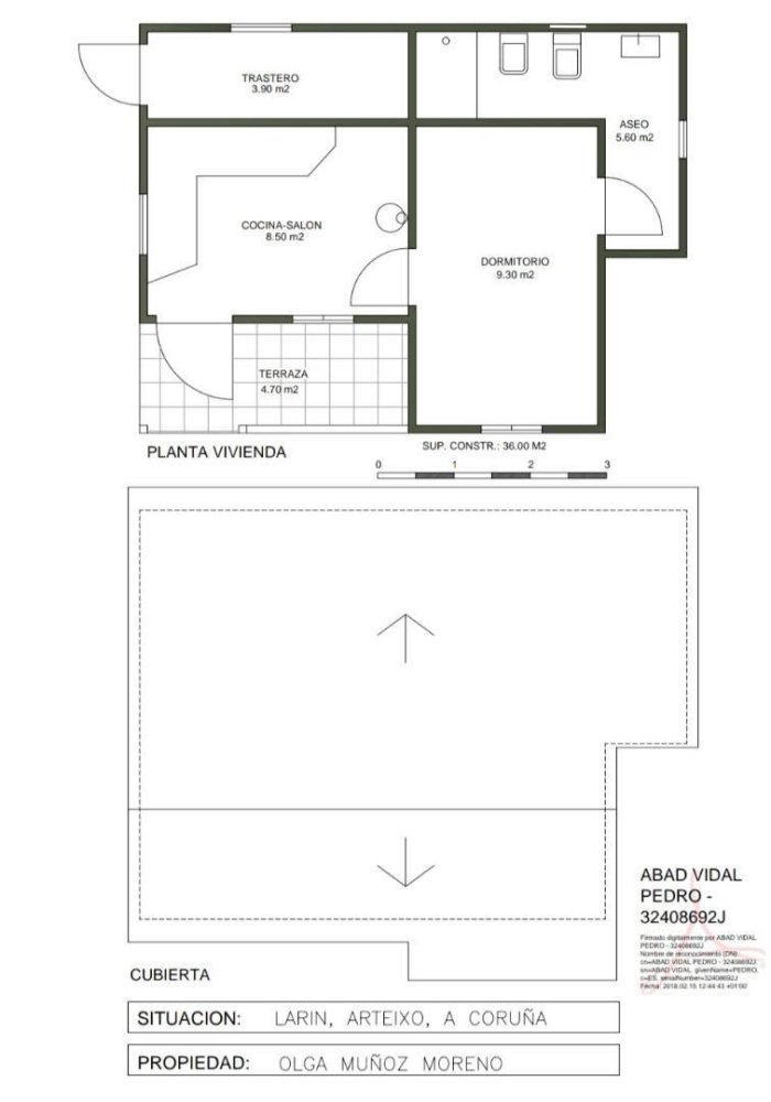 1 bedroom House in A Coruna, Spain No. 270215