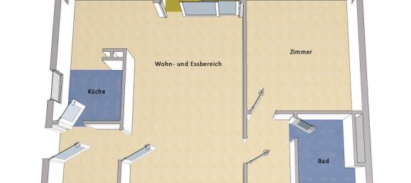 2 rooms Apartment in Grunewald, Germany No. 310306 5