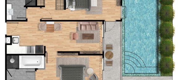 2 غرف نوم شقة في Rawayana Beachfront Village, Phuket, Thailand رقم 30012 4