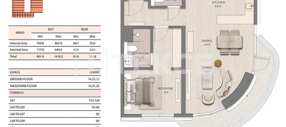 3 dormitorios dúplex en venta en Ras Al Khaimah, UAE № 200695 4