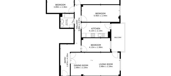 3 chambres Appartement à Cuarte de Huerva, Spain No. 64258 30