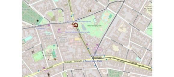 Дуплекс с 2 спальнями в Митте, Германия № 34718 14