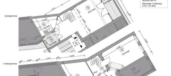 Дуплекс с 2 спальнями в Митте, Германия № 34718 12