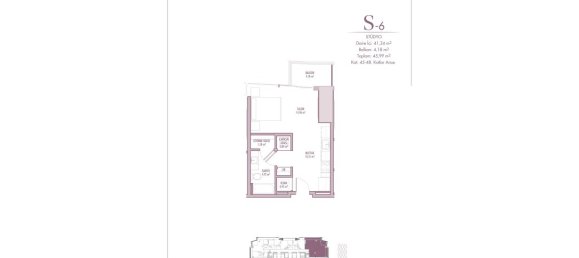 2غرفة شقة في Istanbul, Turkey رقم 22031 12