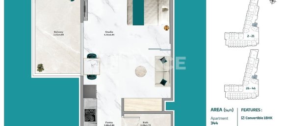 4 Schlafzimmer Wohnung in Dubai, UAE, Nr. 106410 29