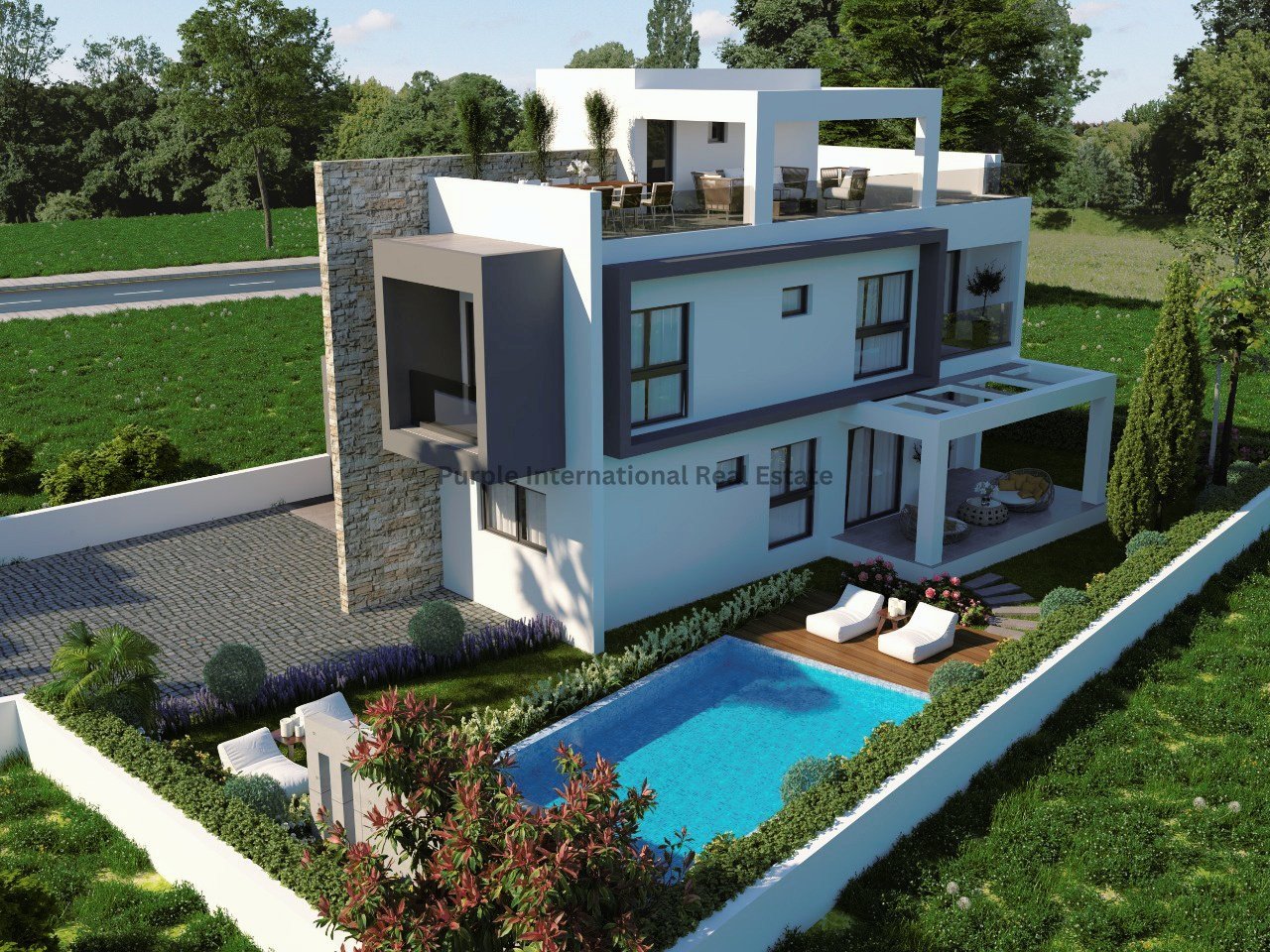 Вилла с 4 спальнями в Паралимни, Кипр № 1051