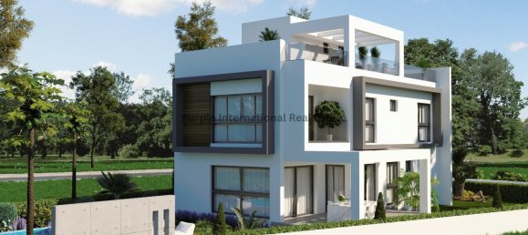 Вилла с 4 спальнями в Паралимни, Кипр № 1051 22