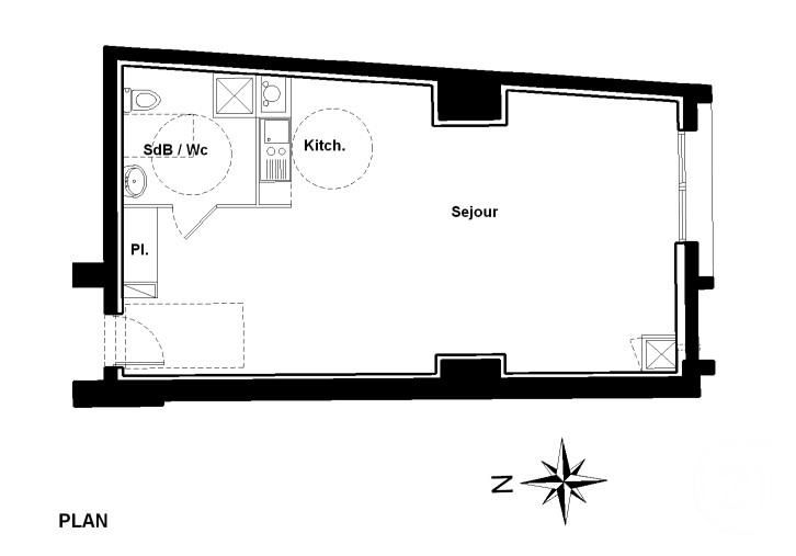 Estúdio em Orleans, France N.º 215922