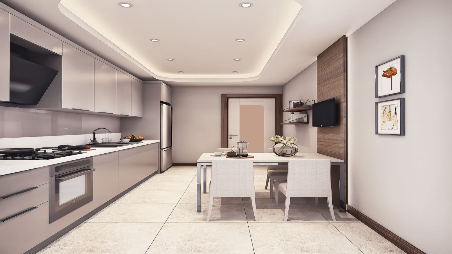 Appartement 3+1 à 212 Sea Palm — жилой комплекс в самом красивом приморском посёлке Стамбула, Istanbul, Turkey No. 35688