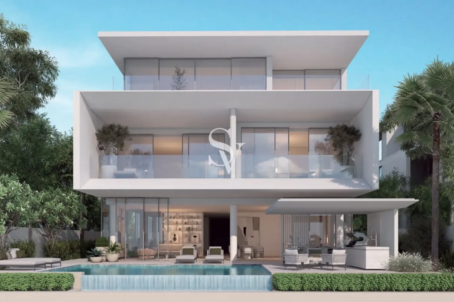 5 غرف نوم فيلا في Palm Jebel Ali, UAE رقم 107719