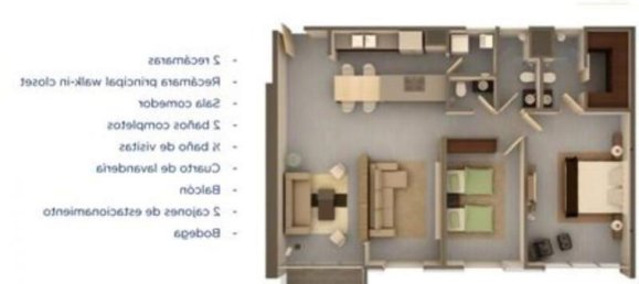 2 bedrooms Apartment in Nuevo Leon, Mexico No. 155942 2