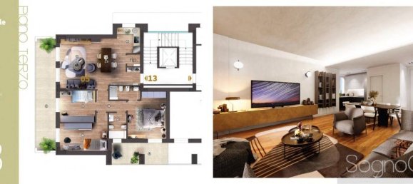 Apartamento T3 em Florence, Italy N.º 211648 18