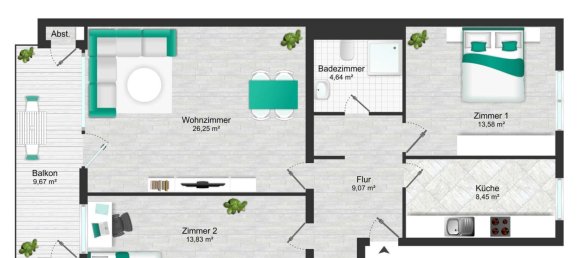 3-Zimmer Wohnung in Wandsbek, Germany, Nr. 292457 19