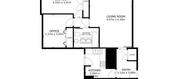 2 غرف نوم شقة في Zaragoza, Spain رقم 64433 50