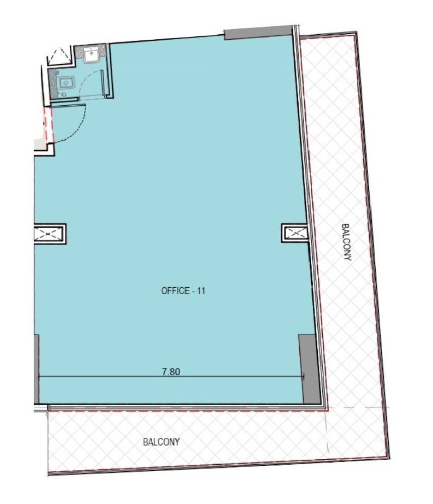 Büro in Dubai, UAE 124.74m², Nr. 19771