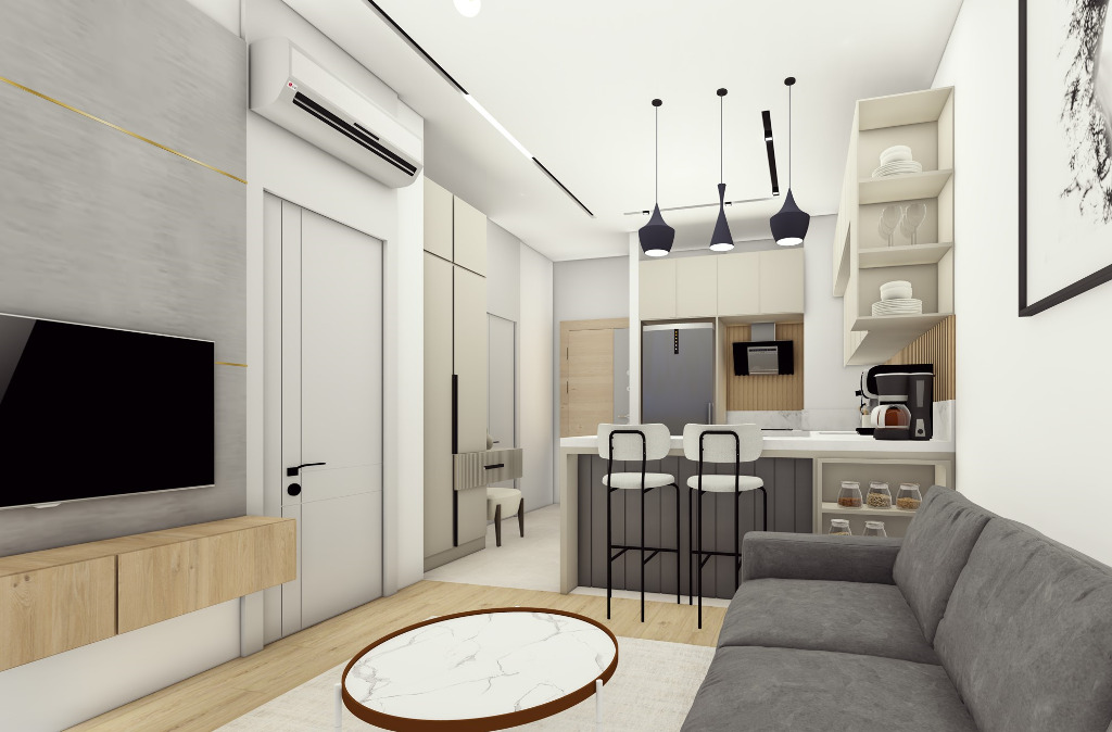 Wohnung 2+1 in Alanya, Turkey, Nr. 24886