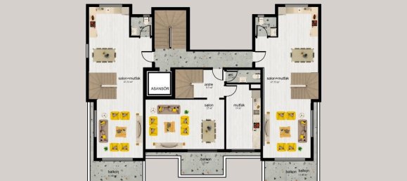 Ático de 2 habitaciónes en Avsallar, Turkey No. 29828 20